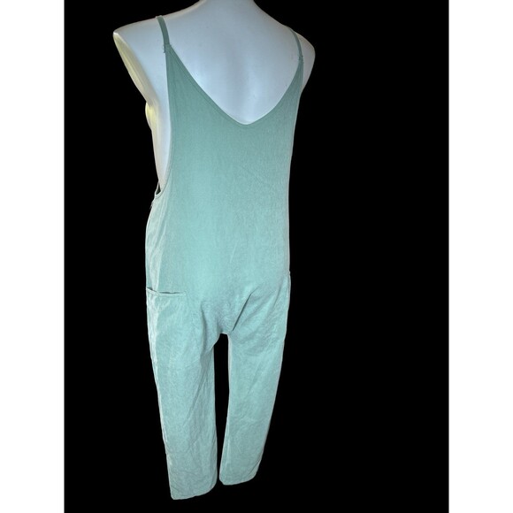 Unbranded Sage Green Spaghetti Strap Jumpsuit Large - Picture 4 of 4